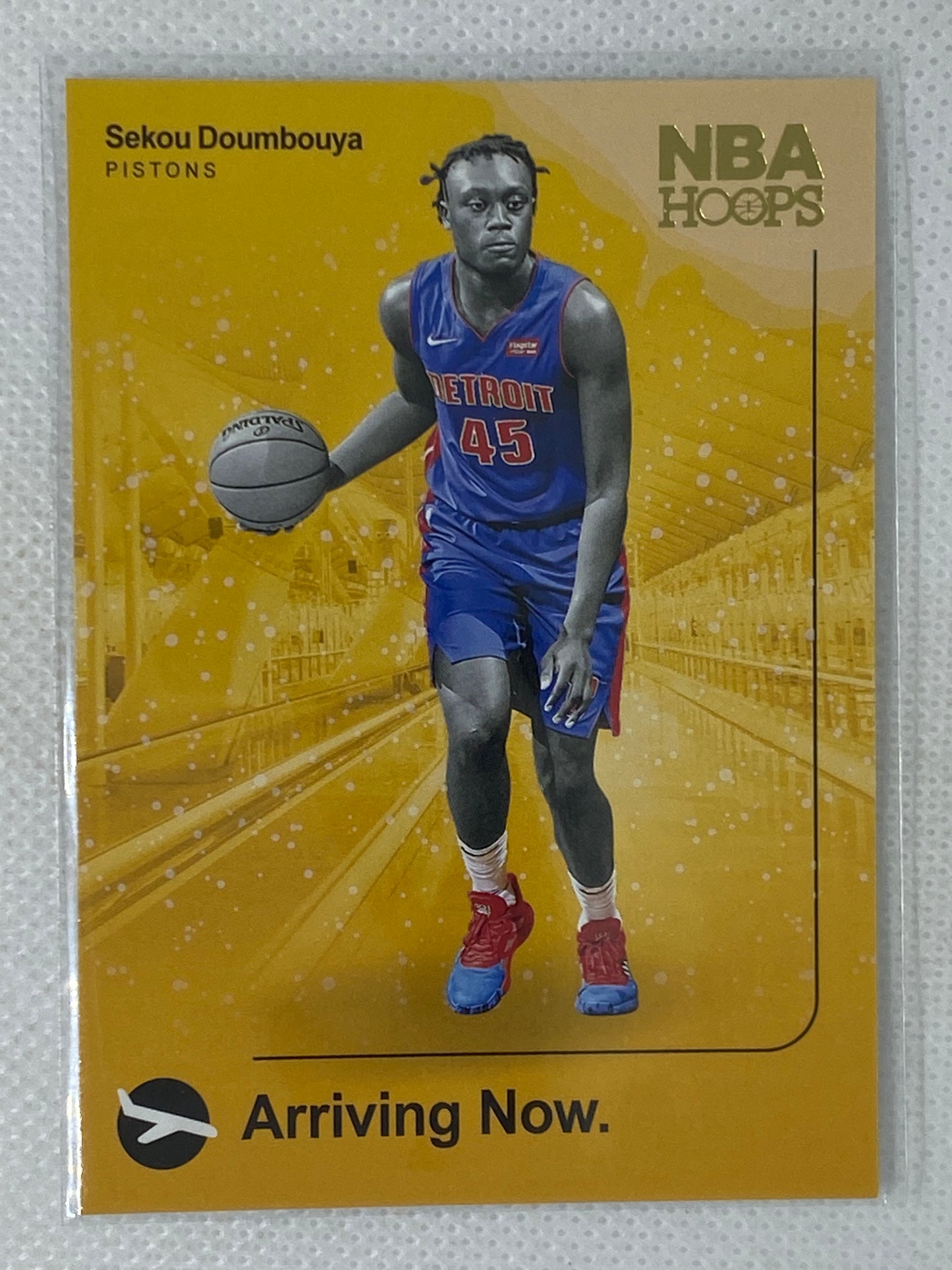 2019-20 Panini NBA Hoops Winter Arriving Now Sekou Doumbouya #15 Rookie RC Pistons