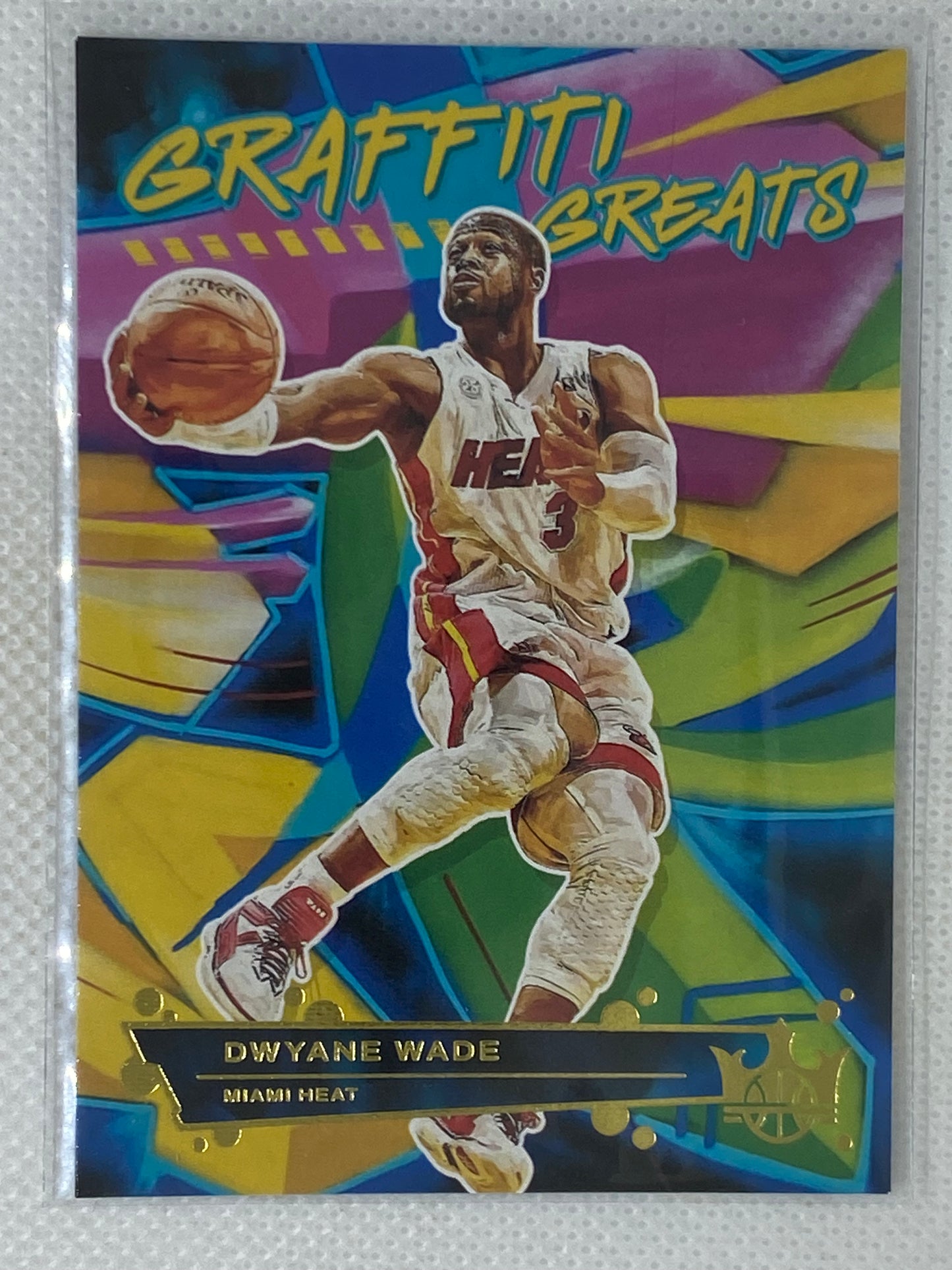 2021-22 Panini Court Kings Graffiti Greats Dwyane Wade #21 HOF