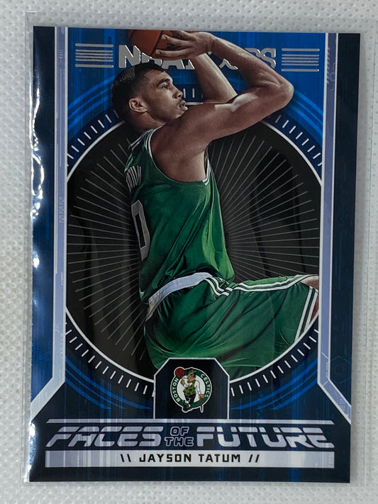 2017-18 Hoops Faces of the Future #4 Jayson Tatum RC Rookie Boston Celtics