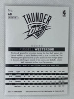 2013-14 Hoops Oklahoma City Thunder Basketball Card #68 Russell Westbrook