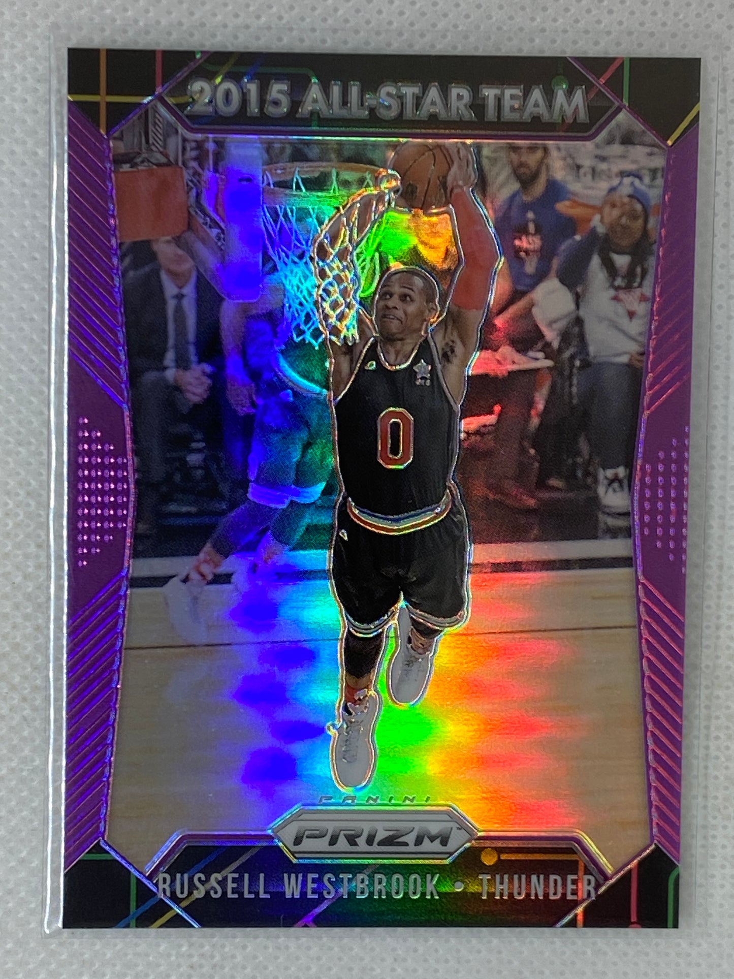 2015-16 Panini Prizm All-Star Team Purple Prizm /99 Russell Westbrook #374