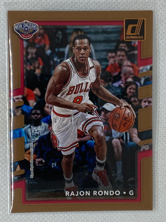 2017-18 Donruss Base #94 Rajon Rondo New Orleans Pelicans