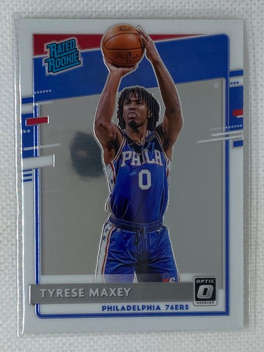 2020-21 Panini Donruss Optic Rated Rookie Base Tyrese Maxey #171 RC