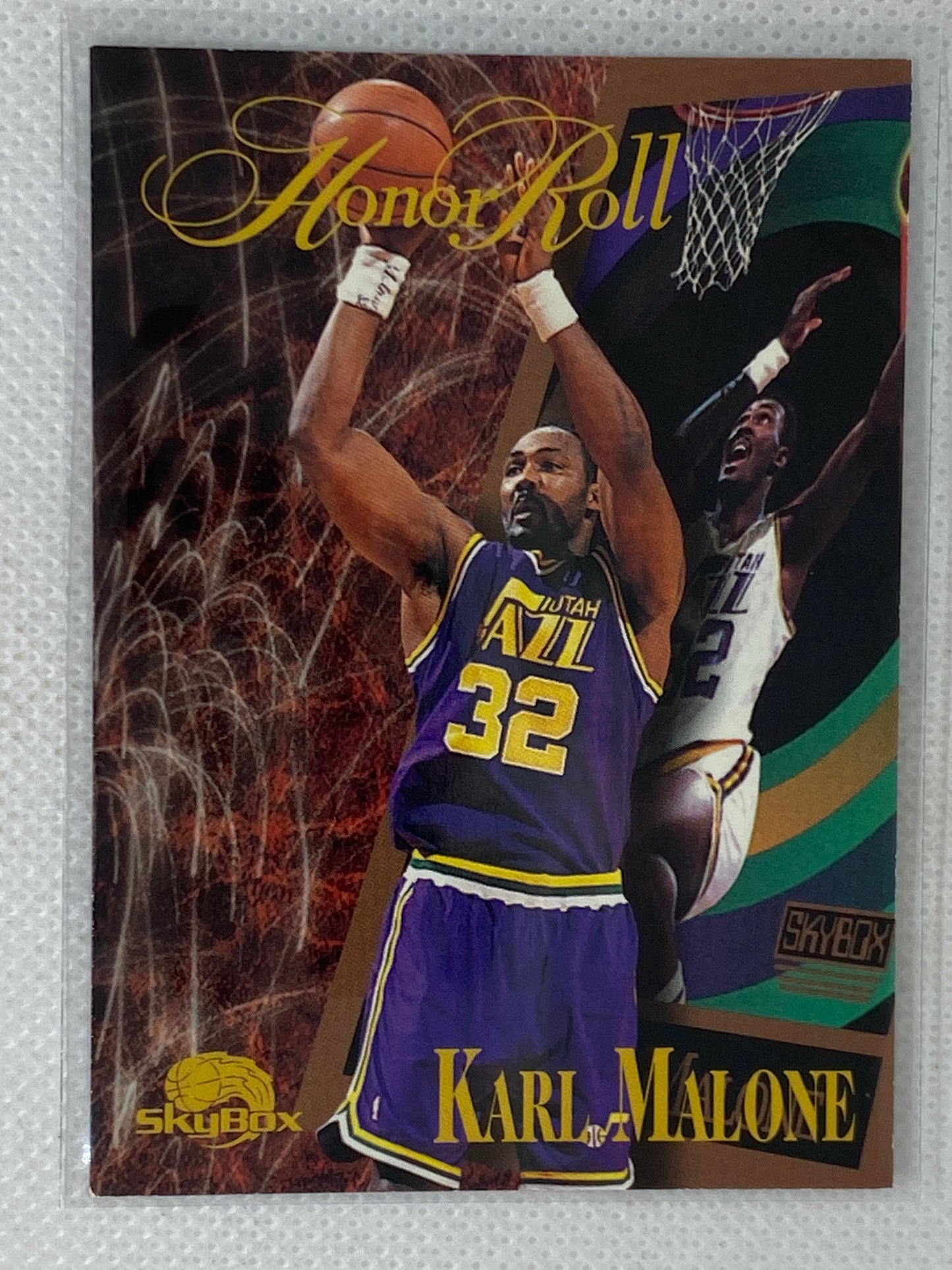 1996 Skybox Honor Roll #275 Karl Malone Utah Jazz