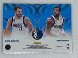 2022-23 Donruss Optic Luka Doncic/Kyrie Irving Optical Illusions Silver Prizm Holo #5 Dallas Mavericks