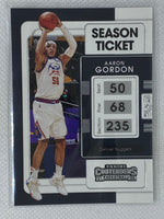 2021-22 Panini Contenders Season Ticket Aaron Gordon Denver Nuggets #58