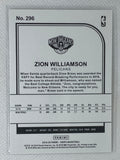 2019-20 Panini NBA Hoops Zion Williamson Rookie RC Tribute #296