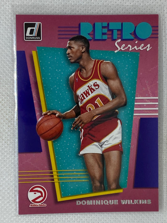 2019-20 Panini Donruss Retro Series #1 Dominique Wilkins