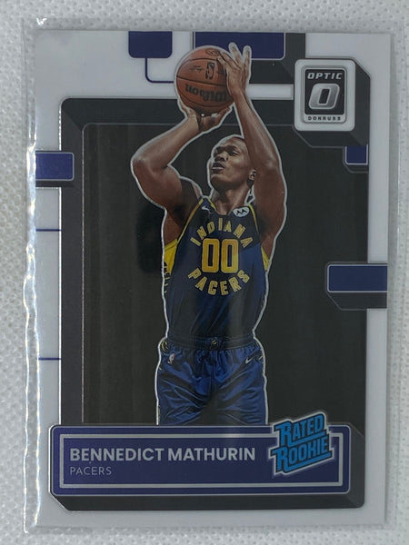 2022-23 Donruss Optic Benedict Mathurin Rated Rookie RC Pacers #209