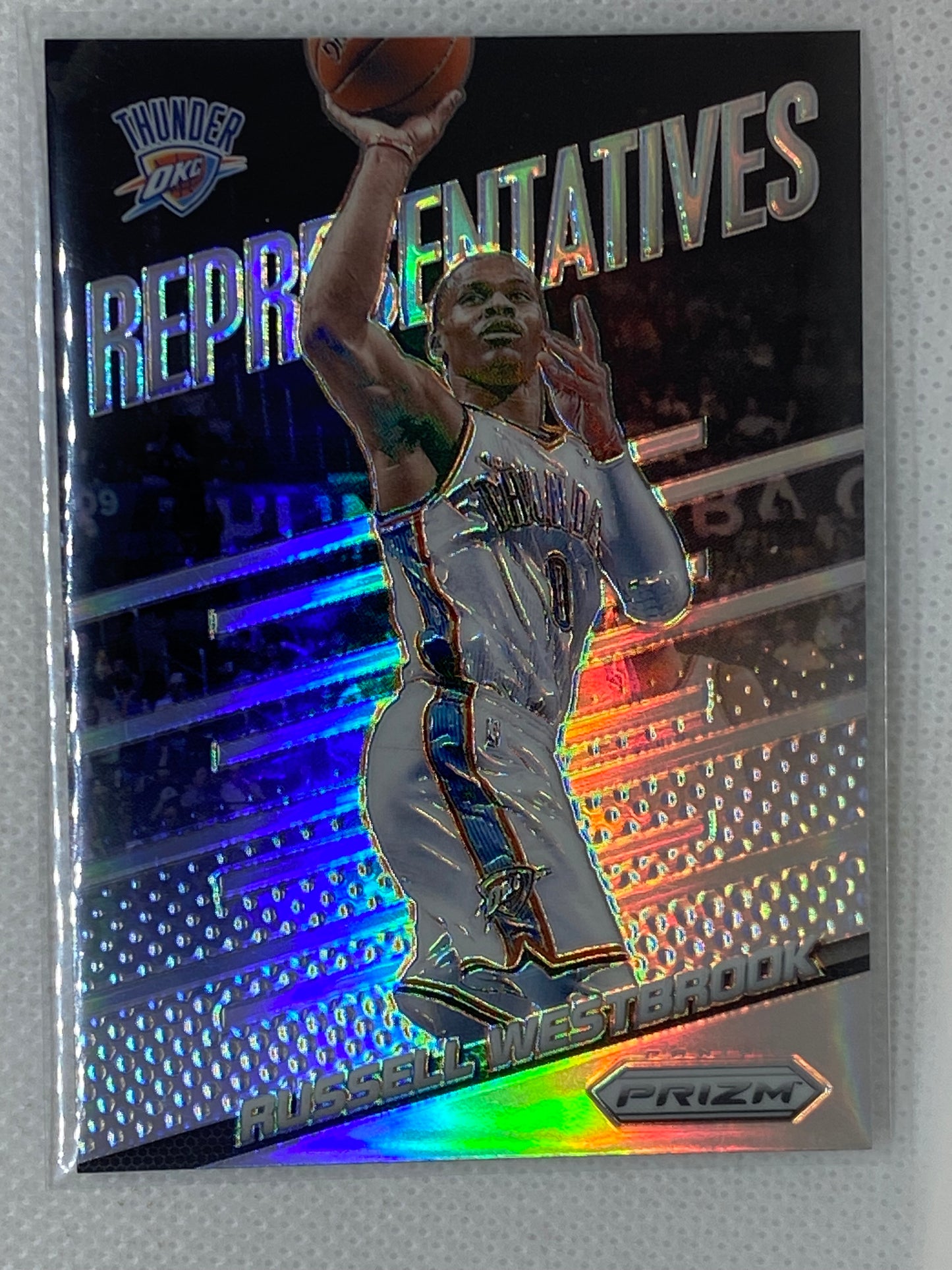 2014-15 Panini Prizm Russell Westbrook Representatives Silver Prizm #8