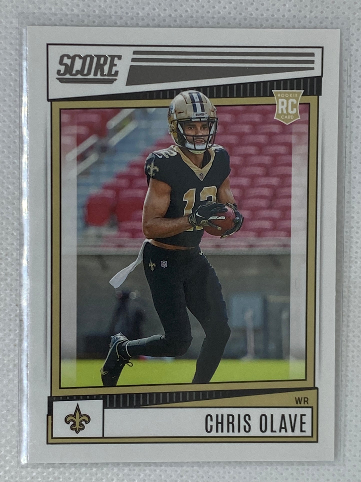 2022 Score Chris Olave RC #378 New Orleans Saints Rookie