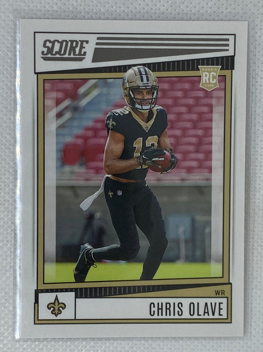 2022 Score Chris Olave RC #378 New Orleans Saints Rookie