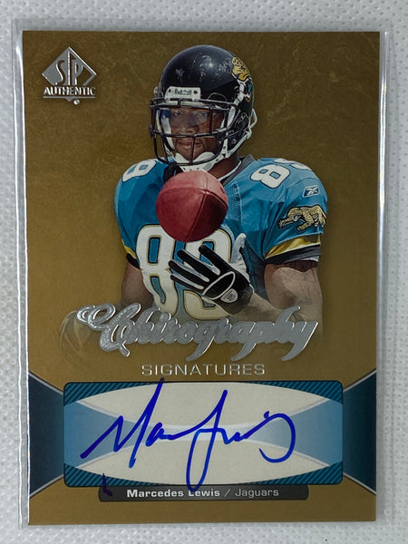 2006 SP Authentic Marcedes Lewis Chirography Signatures Rookie Auto RC CH-ML