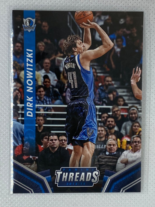 2014-15 Panini Threads Basketball - #51 - Dirk Nowitzki - Dallas Mavericks