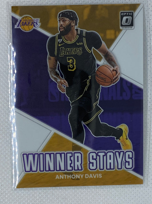 2022-23 Donruss Optic Winner Stays Anthony Davis #8 Los Angeles Lakers