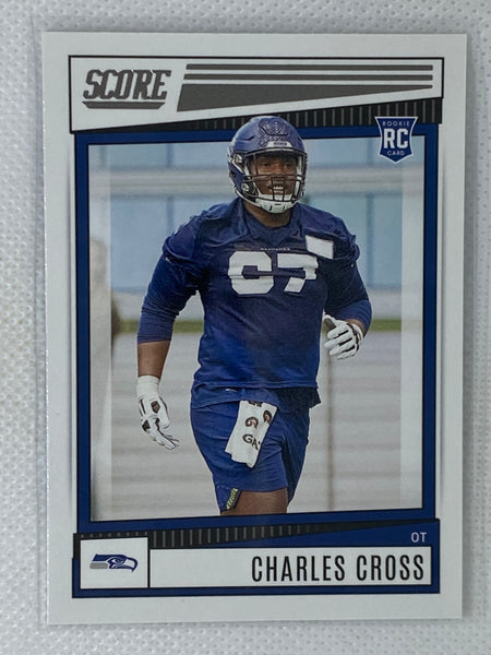 2022 Panini Score #321 Charles Cross Rookie RC Seattle Seahawks