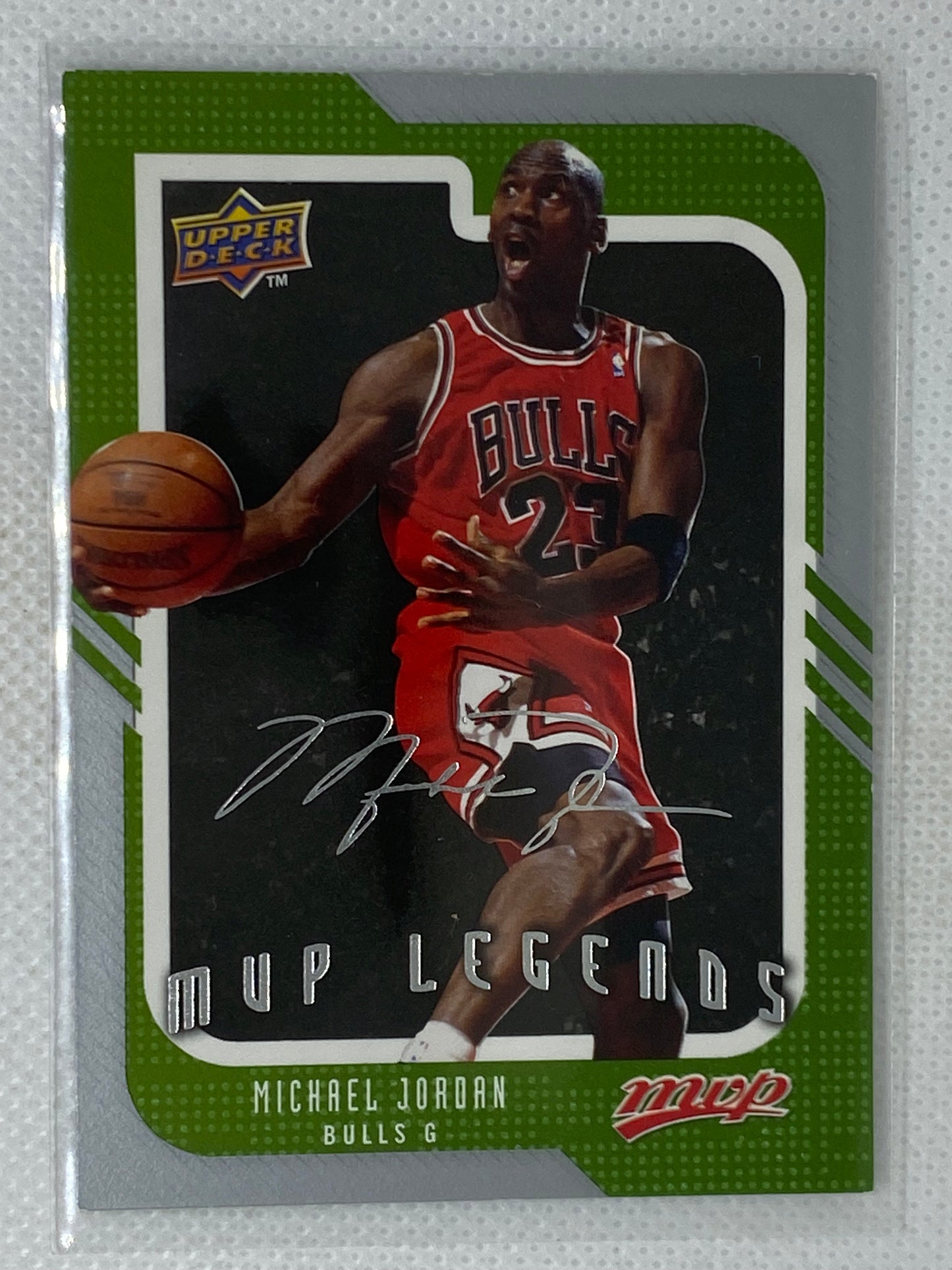 2008-09 Upperdeck MVP Legends Michael Jordan Silver Script #245