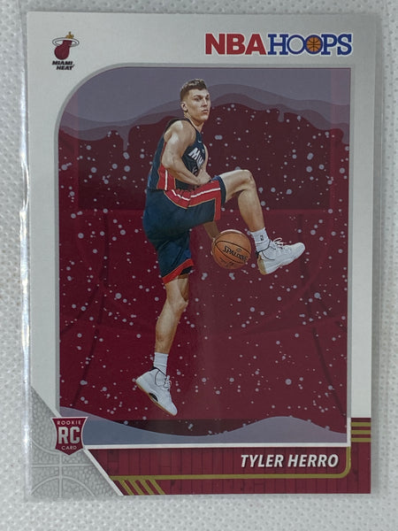 2019-20 Panini NBA Hoops Winter #210 Tyler Herro Miami Heat Rookie Card