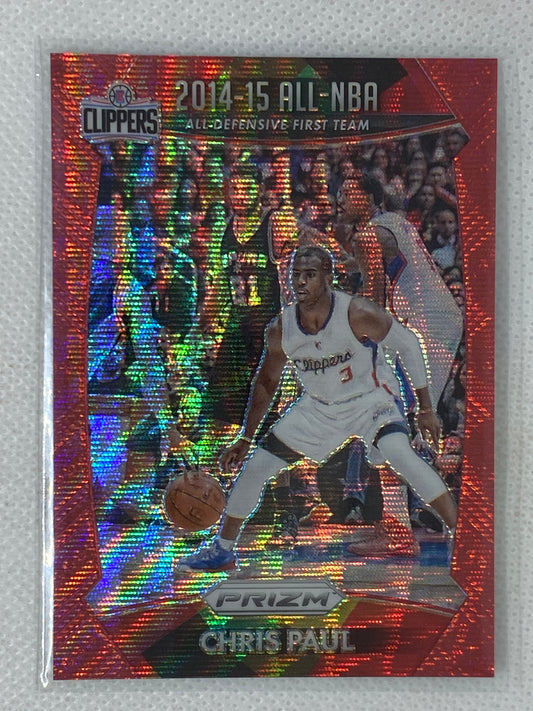 2015-16 Panini Prizm All-NBA Team Ruby Wave /350 Chris Paul #383