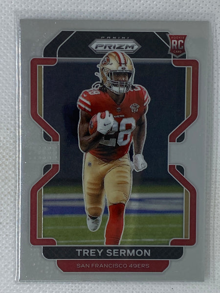 2021 Panini Prizm Trey Sermon San Francisco 49ers Base Rookie RC #354