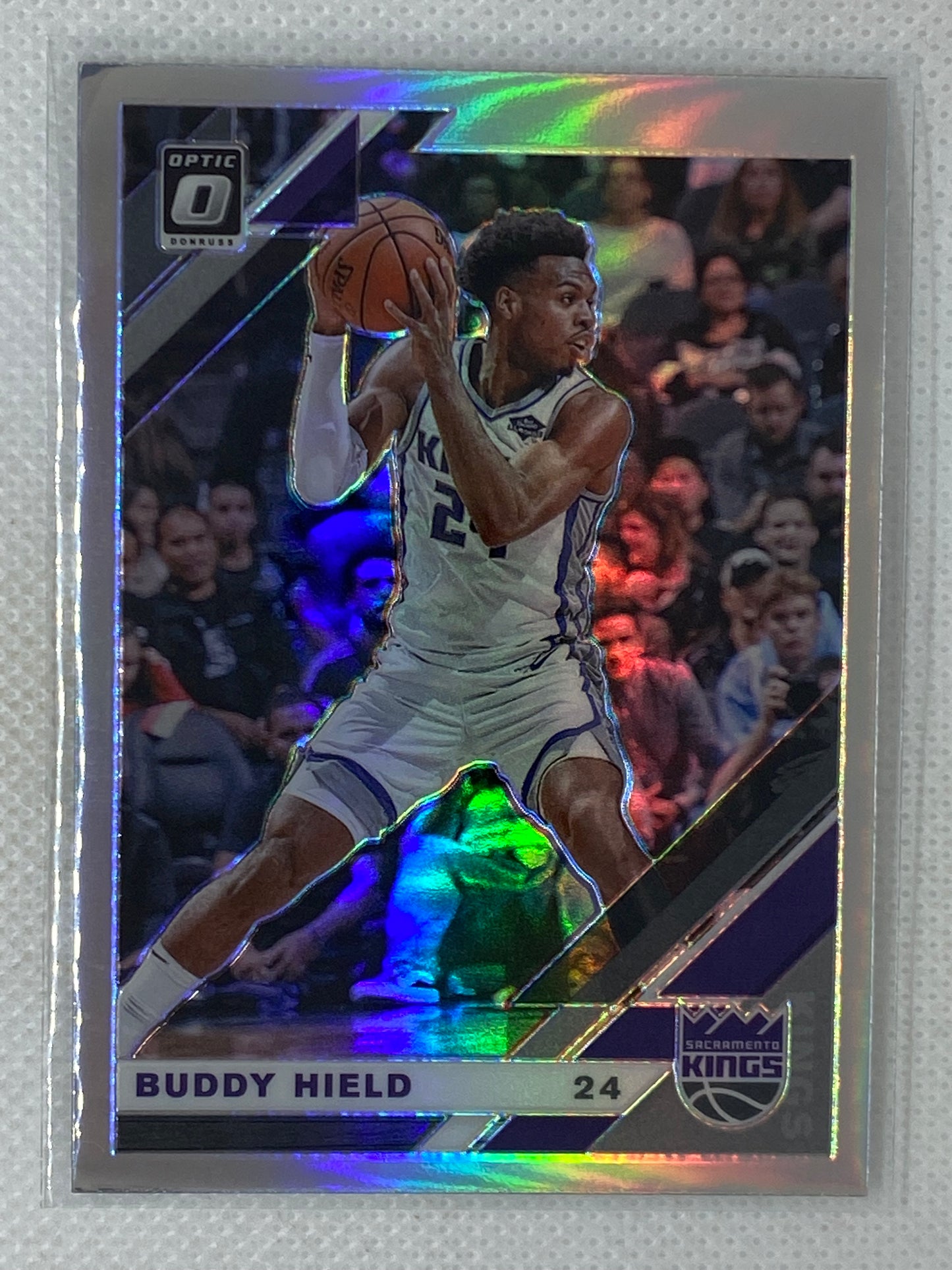 2019-20 Donruss Optic De'Aaron Fox #57 Silver Holo Sacramento Kings