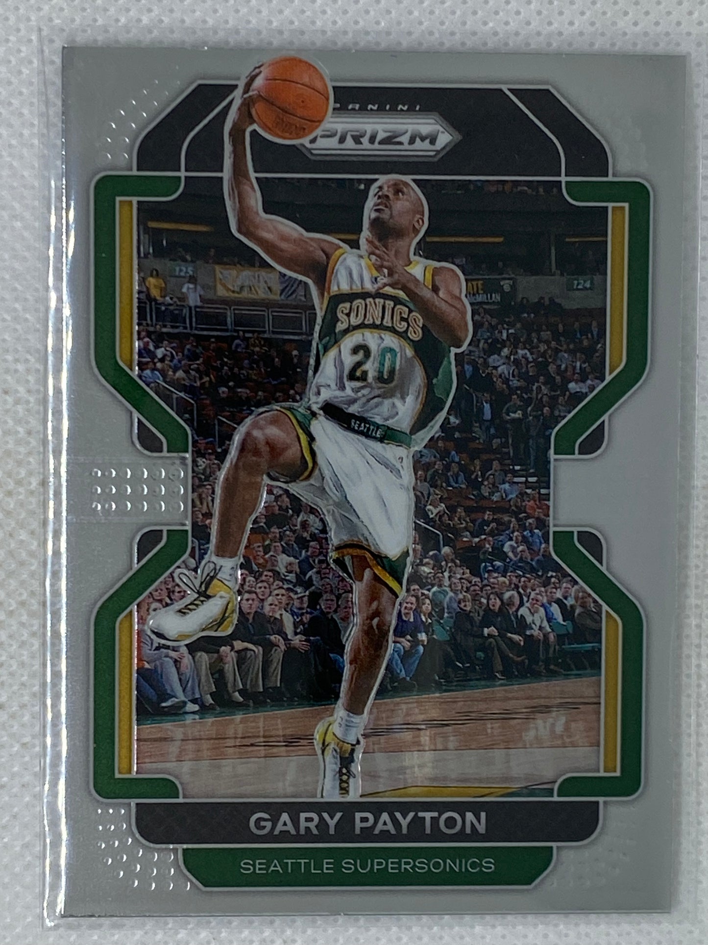 2021-22 Panini Prizm Gary Payton #257 Seattle Supersonics