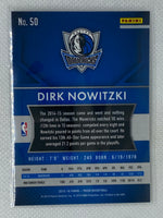 2015-16 Panini Prizm Dirk Nowitzki #50 Dallas Mavericks