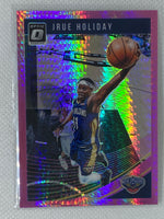 2018-19 Panini Donruss Optic Pink Hyper Prizm Jrue Holiday Pelicans #17