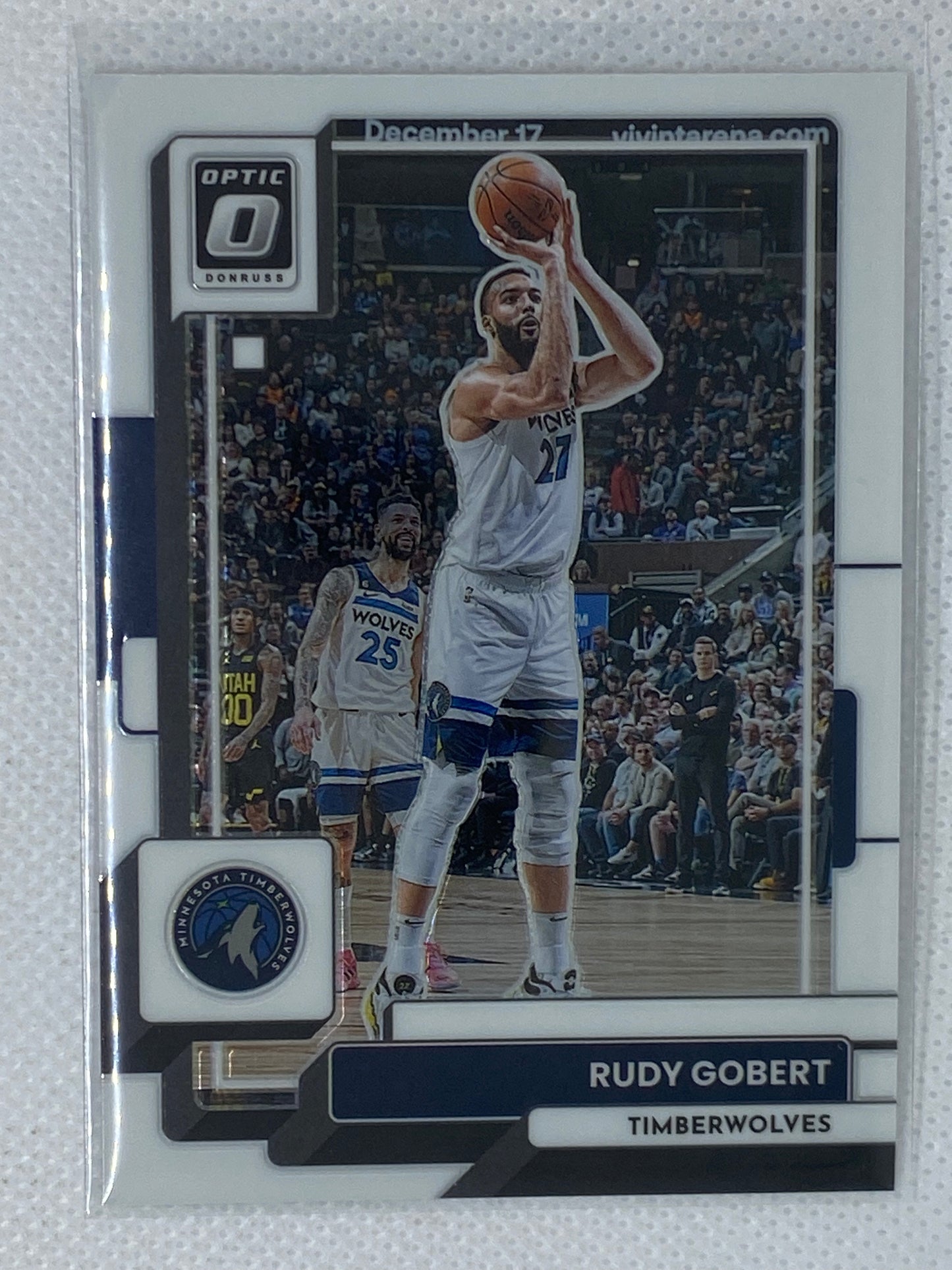 2022-23 Donruss Optic Base #70 Rudy Gobert - Minnesota Timberwolves