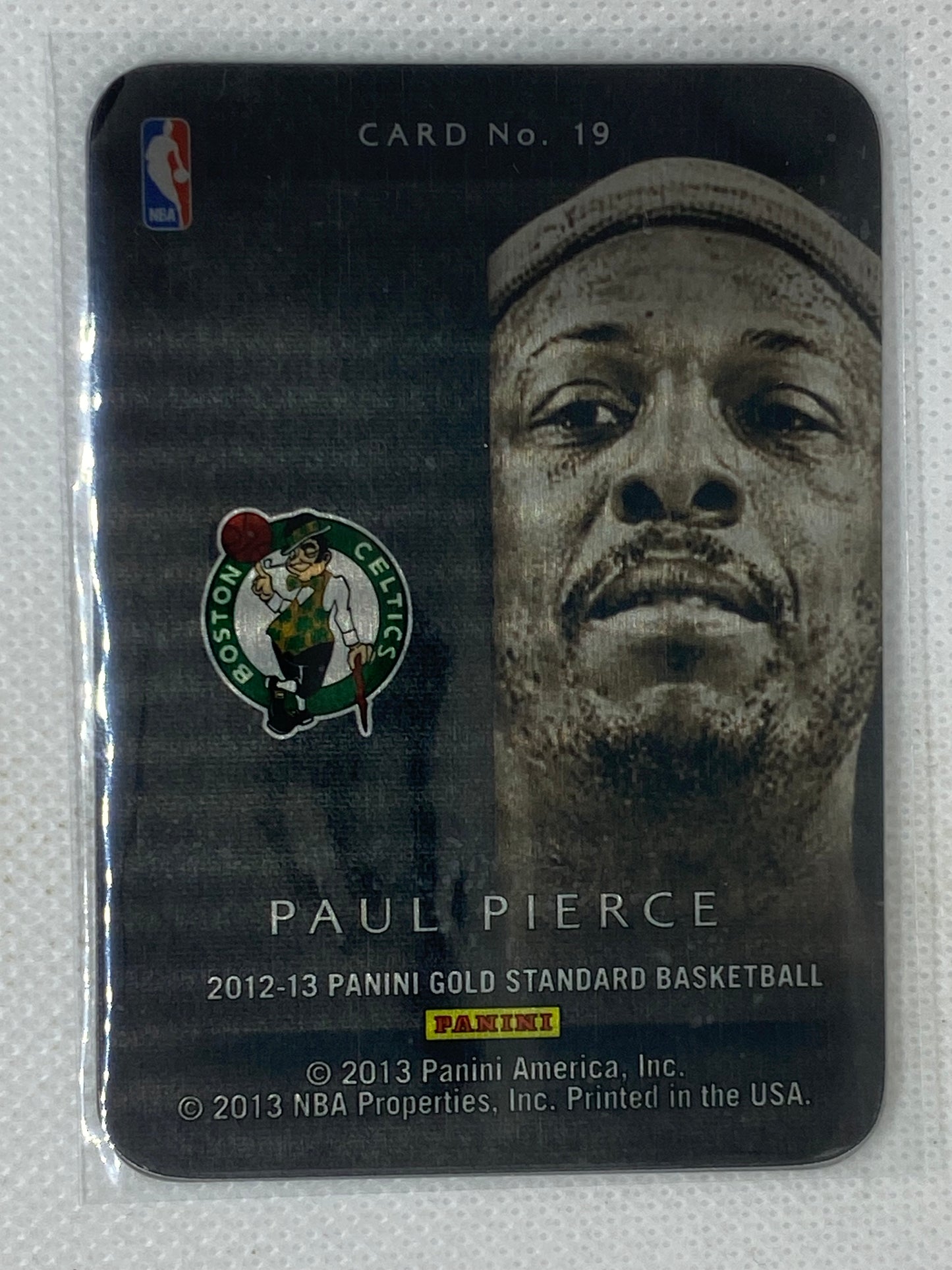 2012-13 Panini Gold Standard Metal Gold Paul Pierce #19 HOF