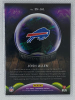 2021 Panini Contenders Josh Allen Supernatural Insert #SN-JAL Buffalo Bills