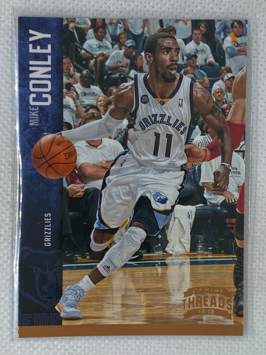 2012-13 Panini Threads Memphis Grizzlies Basketball Card #75 Mike Conley