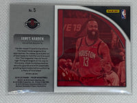 2019-20 Panini Prizm Get Hyped! Prizms Silver #5 James Harden Houston Rockets