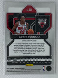 2021-22 Panini Prizm Ayo Dosunmu Base #271 Rookie RC - Chicago Bulls