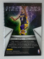 2018-19 Panini Prizm Fireworks Lonzo Ball #7