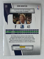 2010-11 Prestige Dallas Mavericks Basketball Card #22 Dirk Nowitzki