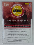 2012-13 Panini Brilliance Hakeem Olajuwon #212 Houston Rockets