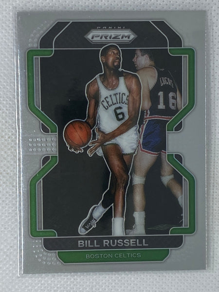 2021-22 Panini Prizm Bill Russell Base #254 Boston Celtics