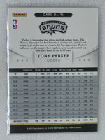 2012-13 Hoops San Antonio Spurs Basketball Card #71 Tony Parker