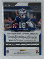 2020 Panini Prizm Ceedee Lamb Base RC #334 Dallas Cowboys