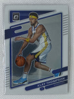 2021-22 Donruss Optic Klay Thompson #124 Golden State Warriors