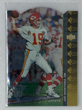 1994 Upper Deck SP Joe Montana #88 Die Cut Football Card Kansas City Chiefs HOF