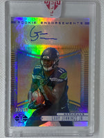 2019 Panini Illusions Endorsements Blue /99 Gary Jennings Jr Rookie Auto Seattle Seahawks