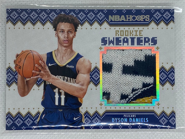 2022-23 Panini NBA Hoops Rookie Sweaters #RS-DD Dyson Daniels New Orleans Pelicans