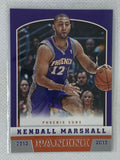 2012-13 Panini Phoenix Suns Basketball Card #236 Kendall Marshall Rookie