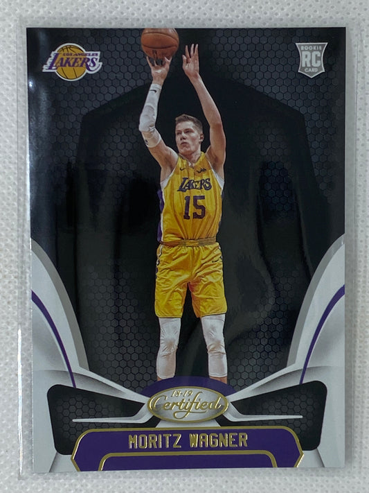 2018-19 Certified Basketball #175 Moritz Wagner Rookie Los Angeles Lakers