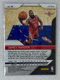 2018-19 Panini Prizm Basketball James Harden Red White & Blue Prizm Card #34