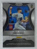 2019 Panini Prizm #RA-JB Jalen Beeks Rookie Auto Wave Prizm /60 Tampa Bay Rays