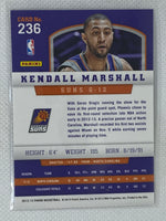 2012-13 Panini Phoenix Suns Basketball Card #236 Kendall Marshall Rookie