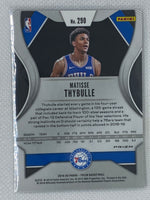 2019-20 Panini Prizm #290 Matisse Thybulle Silver Prizm Rookie Card Philadelphia 76ers